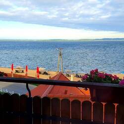 Blick aus unserem Hotelzimmer