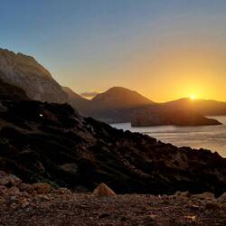 Sonnenuntergang in Belyounech