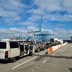 Warten aufs Verladen in Algeciras