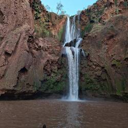 Die Ouzoudfälle - zum Glück wage ich doch noch ein Bad