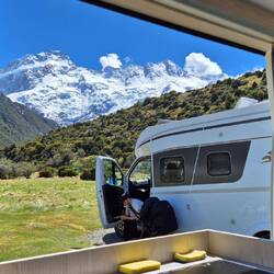Ausblick aus dem Camper