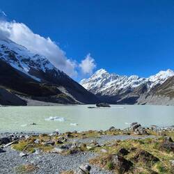 Hooker Lake mit Mount Cook