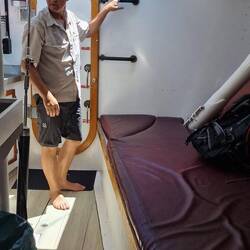 unser Bett für die nächste 2 Nächte😜