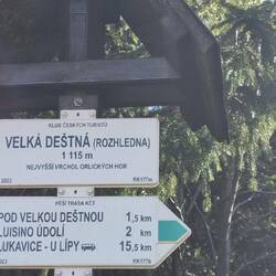 Am höchsten Berg des Adlergebirges. Diesmal lasse ich mir die Turmbesteigung nicht entgehen....