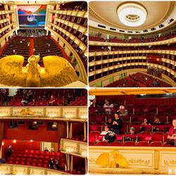 Our seats are above what was once the imperial box ... Wiener Staatsoper — Vienna, Austria.