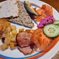 Ein Wahnsinns Frühstück im santas aurora hotel