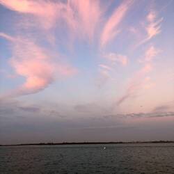 Sunset views were stunning
