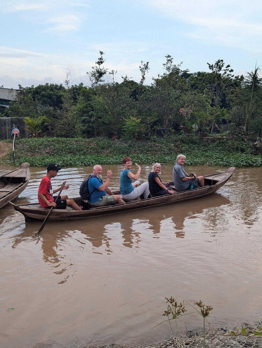Setting off in a sampan