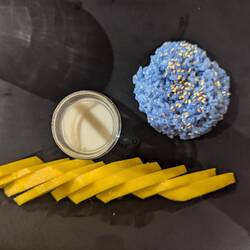Blue sticky rice
