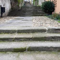 Der letzte Anstieg zur Herberge heute