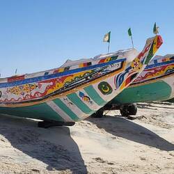 Wahre Kunstwerke, diese Fischerboote.