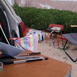 ...und dann wurde der Fisch gegrillt