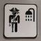 Herrliche Toilettensymbole