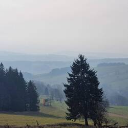 Abschied vom Adlergebirge, ich biege hier ab.