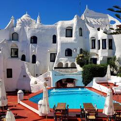 Casapueblo. Also a hotel section. It's all about setting...