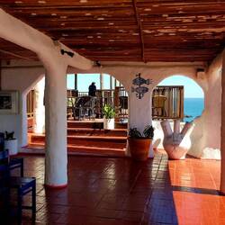 One of the Casapueblo many terraces.