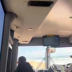 Fahrt über den 75 Mile Beach