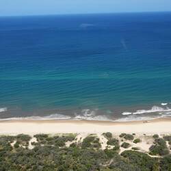 75 Mile Beach von oben