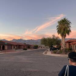 Driving up to Eloy