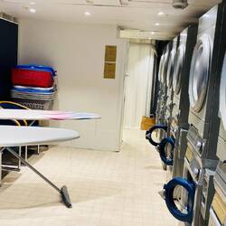 Waschsalon für Passagiere