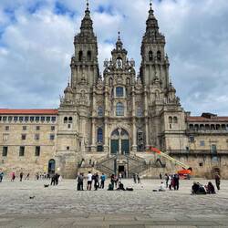 My destination: Cathedral De Santiago de Compostela