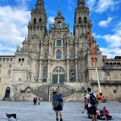 So happy to be at the Santiago Cathedral ☺️