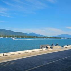 View from Hemingways looking out one way . . .