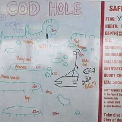 Cod Hole; max depth: 57 ft