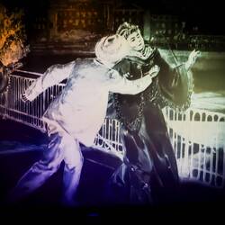 Representation of the assassination of Sisi in Geneva ... Sisi Museum — Vienna, Austria.