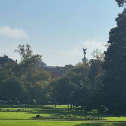 View from the Jardin of the monument aux Girondins