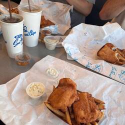 Fish & Chips am Alki Beach