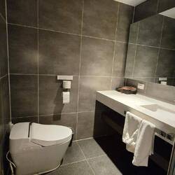 Eine "japanische" Toilette