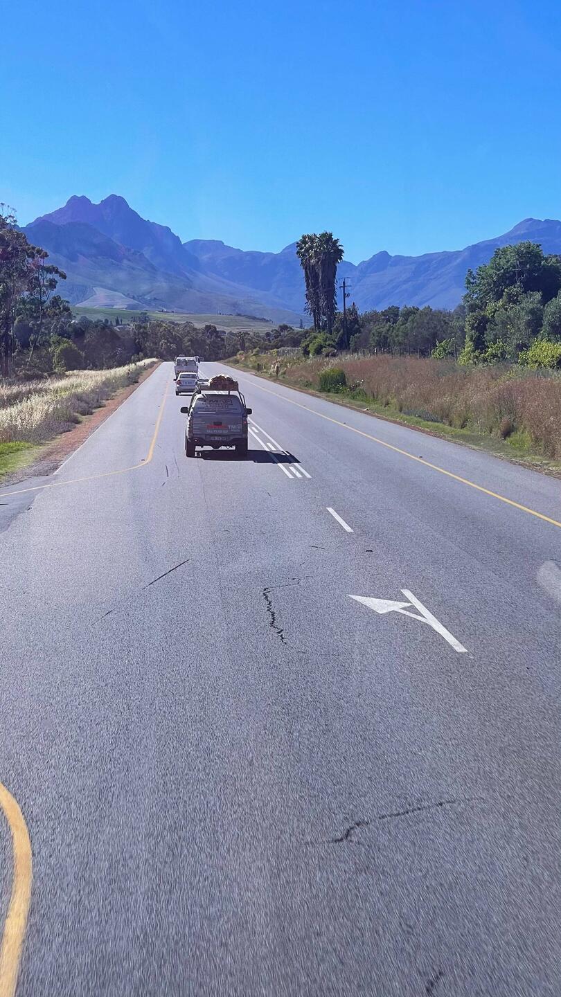 Auf dem Weg nach Stellenbosch