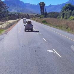 Auf dem Weg nach Stellenbosch