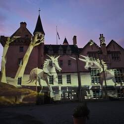 Brodie Castle de nuit