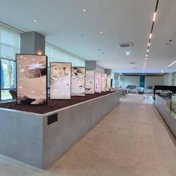 Lobby des Hotels bzw. des Café's