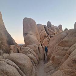 Hier gibt's auch interessante Felsen