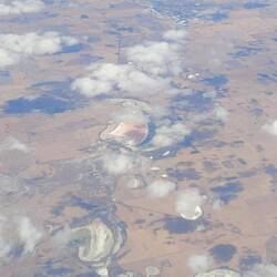 Our beautiful Western Australia, photos taken about half hour before landing.