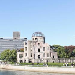 The Genbaku Dome that remained standing.