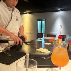 Fresh food cooked at your table