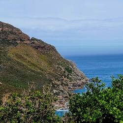 Die Linie ist der Chapman's Peak