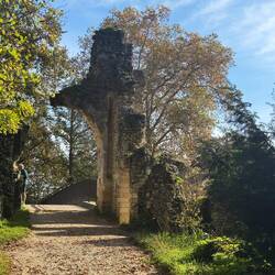 Possibly part of the gate with a bridge
