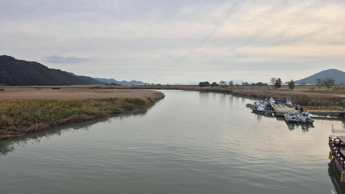 Für ein paar extra Won konnte man auch noch eine Runfahrt mit dem Boot buchen.