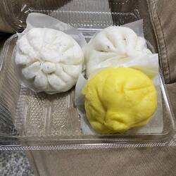 Sehr luftigi Dingerlis mit Mango, Bohnepaste, Sesampaste und z'letschte hani vergässe