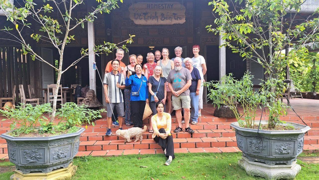 Leaving the homestay