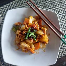 Cashew-Huhn