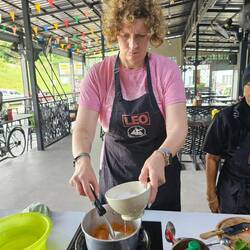 Sukhothai Noodles in the making