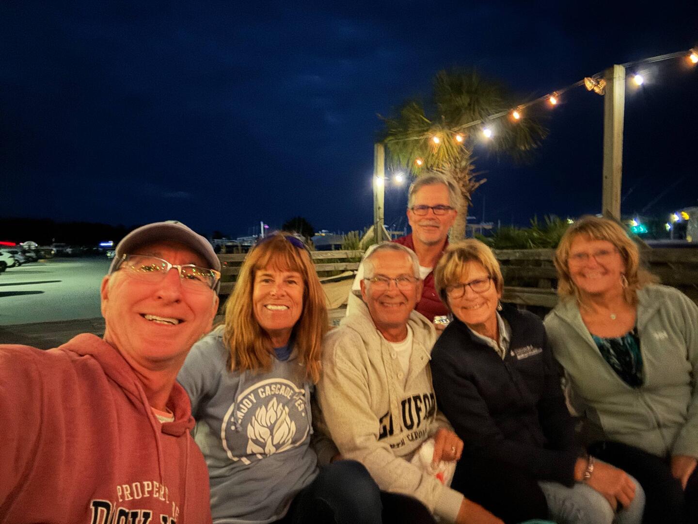 Hanging out at the Tiki Bar