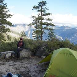 Endlich Pause und Camp herrichten.