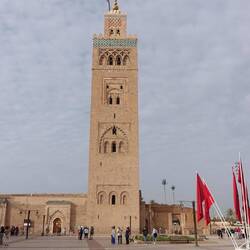 Die Mosquée de la Koutoubia ist die größte Moschee Marrakechs und gleich neben dem großen Platz